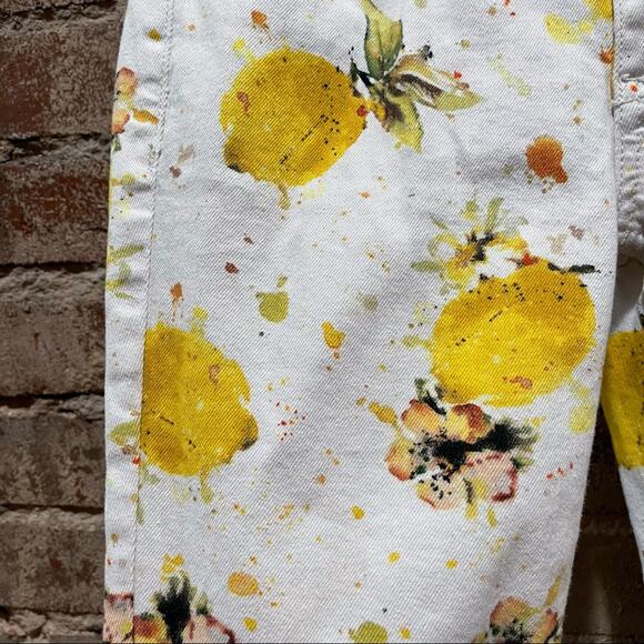 Anthropologie Pilcro Lemon High-Rise Cropped Bootcut Jean Size 26 - Picture 6 of 12